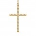 Cruz Oro 18 kt Piedras